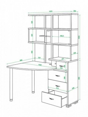 Стол компьютерный Домино СР-320 в Тобольске - tobolsk.mebel24.online | фото 5