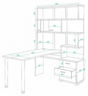 Стол компьютерный Домино СР-420/130 в Тобольске - tobolsk.mebel24.online | фото 2