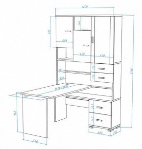 Стол компьютерный Домино СР-620/140 в Тобольске - tobolsk.mebel24.online | фото 3