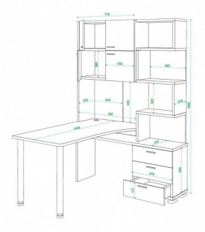 Стол компьютерный Латте СР-500М140 в Тобольске - tobolsk.mebel24.online | фото 3