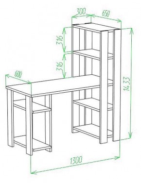 Стол компьютерный Slim СТН-145/130 в Тобольске - tobolsk.mebel24.online | фото 3