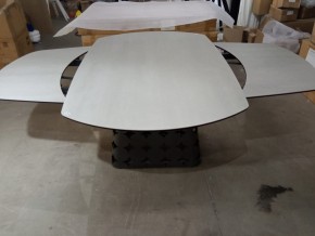 Стол LORENS 150 TL-58 поворотная система раскладки, испанская керамика / Темно-серый, ®DISAUR в Тобольске - tobolsk.mebel24.online | фото 2