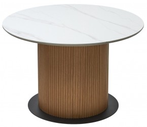 Стол MESA D120 цвет БЕЛЫЙ МРАМОР M326 / Каркас OAK, ®DISAUR в Тобольске - tobolsk.mebel24.online | фото 7