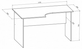 Стол офисный Офис ОФ-10 в Тобольске - tobolsk.mebel24.online | фото 4