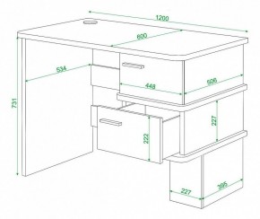 Стол письменный Домино СД-15С в Тобольске - tobolsk.mebel24.online | фото 4