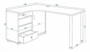 Стол письменный Домино СР-145СМ в Тобольске - tobolsk.mebel24.online | фото 5