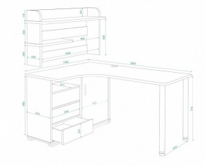 Стол письменный Домино СР-165СМ в Тобольске - tobolsk.mebel24.online | фото 2