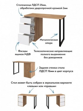 Стол письменный Эконом стандарт С-401 в Тобольске - tobolsk.mebel24.online | фото 6