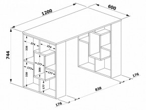 Стол письменный СПм-15 в Тобольске - tobolsk.mebel24.online | фото 3