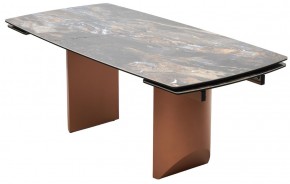 Стол ПУАНТО 200 TITANIUM LAWA NERO, керамика / МЕДЬ каркас М-City в Тобольске - tobolsk.mebel24.online | фото 8