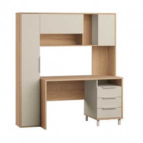 Стол рабочий 12.95 N Комфорт (Дуб сонома, Сатин 7045 PE) в Тобольске - tobolsk.mebel24.online | фото