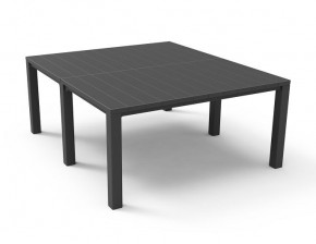 Стол раскладной Джули (Julie Double table 2 configurations) Графит в Тобольске - tobolsk.mebel24.online | фото 3