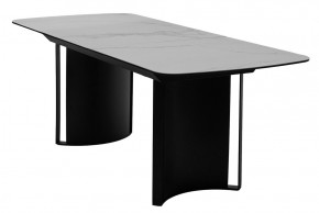Стол RASMUS 160 TL-45 Белый мрамор, испанская керамика / черный каркас, ®DISAUR в Тобольске - tobolsk.mebel24.online | фото 4