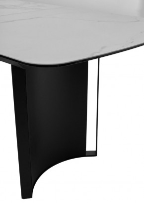 Стол RASMUS 160 TL-45 Белый мрамор, испанская керамика / черный каркас, ®DISAUR в Тобольске - tobolsk.mebel24.online | фото 7