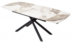 Стол RIVOLI 140 GLOSS LUXURY PANDORA SOLID CERAMIC / BLACK, ®DISAUR в Тобольске - tobolsk.mebel24.online | фото 2