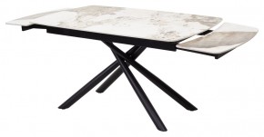 Стол RIVOLI 140 GLOSS LUXURY PANDORA SOLID CERAMIC / BLACK, ®DISAUR в Тобольске - tobolsk.mebel24.online | фото 6