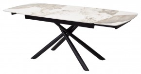 Стол RIVOLI 140 GLOSS LUXURY PANDORA SOLID CERAMIC / BLACK, ®DISAUR в Тобольске - tobolsk.mebel24.online | фото 7