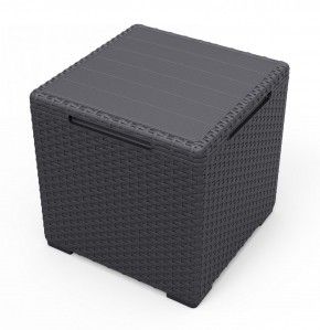 Стол с функцией хранения Виго (Vigo storage box) графит в Тобольске - tobolsk.mebel24.online | фото 2