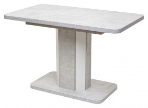Стол STORK 120 Белый бетон/ Белый М-City в Тобольске - tobolsk.mebel24.online | фото 2