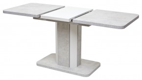 Стол STORK 120 Белый бетон/ Белый М-City в Тобольске - tobolsk.mebel24.online | фото 3