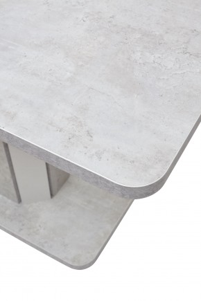 Стол STORK 120 Белый бетон/ Белый М-City в Тобольске - tobolsk.mebel24.online | фото 6
