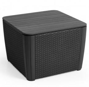 Стол-сундук Лузон Плюс (Luzon Plus Flat Wicker), графит в Тобольске - tobolsk.mebel24.online | фото 3