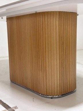 Стол TAMPA 180 цвет БЕЛЫЙ МРАМОР M326, керамика / Каркас OAK, ®DISAUR в Тобольске - tobolsk.mebel24.online | фото 4