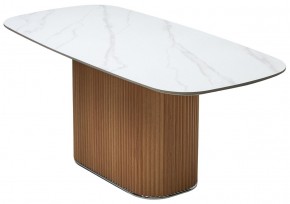 Стол TAMPA 180 цвет БЕЛЫЙ МРАМОР M326, керамика / Каркас OAK, ®DISAUR в Тобольске - tobolsk.mebel24.online | фото 7