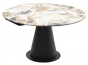 Стол TERAMO 135 GLOSS GRAND JADE SOLID CERAMIC, керамика, поворотн.механизм / Черный каркас, ®DISAUR в Тобольске - tobolsk.mebel24.online | фото 15