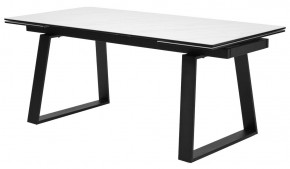 Стол VASTO 180 MARBLES KL-99 Белый мрамор матовый, итальянская керамика/ черный каркас, ®DISAUR в Тобольске - tobolsk.mebel24.online | фото