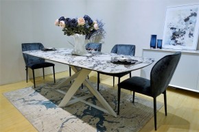 Стол VICENZA 220 BULGARI WHITE, керамика / белый, ®DISAUR в Тобольске - tobolsk.mebel24.online | фото 12