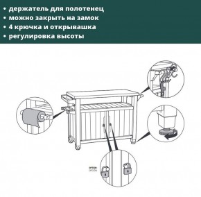 Столик для барбекю 207 Л (Unity XL 207L) в Тобольске - tobolsk.mebel24.online | фото 9
