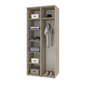 СТОУН С22 Шкаф 2-х створчатый (серый дуб/белый) в Тобольске - tobolsk.mebel24.online | фото 3