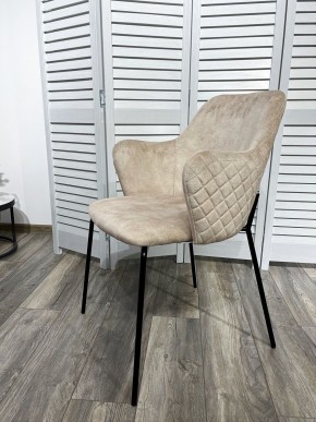 Стул AMARETTO VBP206 античный светло-бежевый, велюр без пальчикового эффекта /черный каркас, М-City в Тобольске - tobolsk.mebel24.online | фото 7