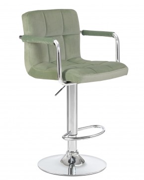 Стул барный DOBRIN KRUGER ARM, мятный велюр (MJ9-87) в Тобольске - tobolsk.mebel24.online | фото 2