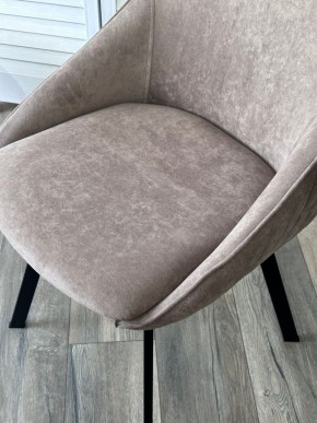 Стул CASA, 360 град. поворот. B5 Капучино, велюр / черный каркас,М-City в Тобольске - tobolsk.mebel24.online | фото 3