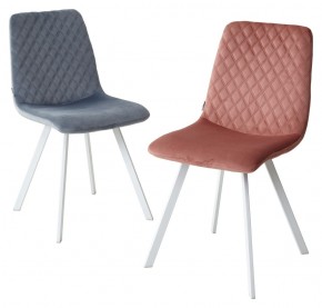 Стул DAIQUIRI BLUVEL-52 PINK / белый каркас, велюр М-City в Тобольске - tobolsk.mebel24.online | фото 2