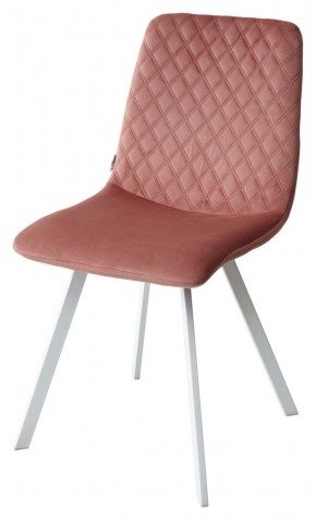 Стул DAIQUIRI BLUVEL-52 PINK / белый каркас, велюр М-City в Тобольске - tobolsk.mebel24.online | фото 5