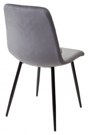 Стул DUKE BLUVEL-14 GREY, велюр / черный каркас М-City в Тобольске - tobolsk.mebel24.online | фото 3