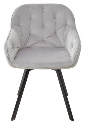 Стул GALE 360 град. поворот. BLUVEL-03 LIGHT GREY, велюр/ черный каркас, М-City в Тобольске - tobolsk.mebel24.online | фото 3