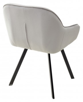 Стул GALE 360 град. поворот. BLUVEL-03 LIGHT GREY, велюр/ черный каркас, М-City в Тобольске - tobolsk.mebel24.online | фото 4