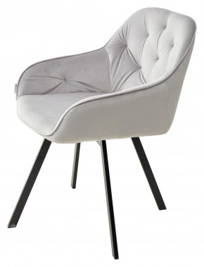 Стул GALE 360 град. поворот. BLUVEL-03 LIGHT GREY, велюр/ черный каркас, М-City в Тобольске - tobolsk.mebel24.online | фото 5