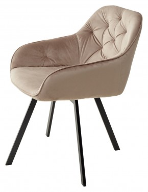 Стул GALE 360 град. поворот. BLUVEL-40 BEIGE, велюр/ черный каркас, М-City в Тобольске - tobolsk.mebel24.online | фото 5
