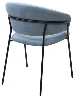 Стул ГЕММА, цвет RAIN 13 blue, велюр / черный каркас М-City в Тобольске - tobolsk.mebel24.online | фото 9