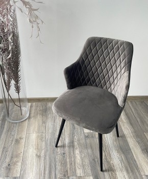 Стул HERMAN 360 град. ГРАФИТ #14, велюр / черный каркас М-City в Тобольске - tobolsk.mebel24.online | фото 3