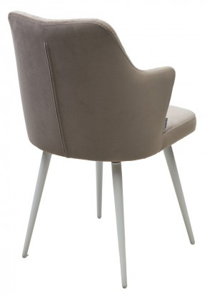 Стул HERMAN 360 град. ЛАТТЕ #25, велюр / белый каркас М-City в Тобольске - tobolsk.mebel24.online | фото 5