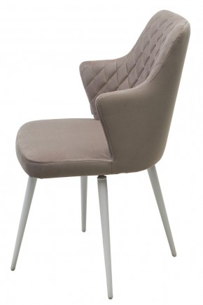 Стул HERMAN 360 град. ЛАТТЕ #25, велюр / белый каркас М-City в Тобольске - tobolsk.mebel24.online | фото 6