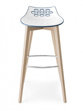 Стул JAM W CB/1487, ash.P12 smoke/ P799-P12P WHITE/ GLOSSY SKY BLUE в Тобольске - tobolsk.mebel24.online | фото