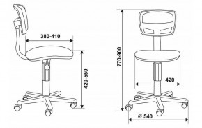 Стул компьютерный Бюрократ CH-299NX/15-21 черный в Тобольске - tobolsk.mebel24.online | фото