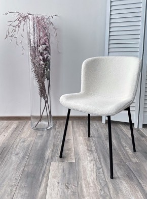 Стул RIYA UF992-01 Белый, teddy / черный каркас М-City в Тобольске - tobolsk.mebel24.online | фото 3
